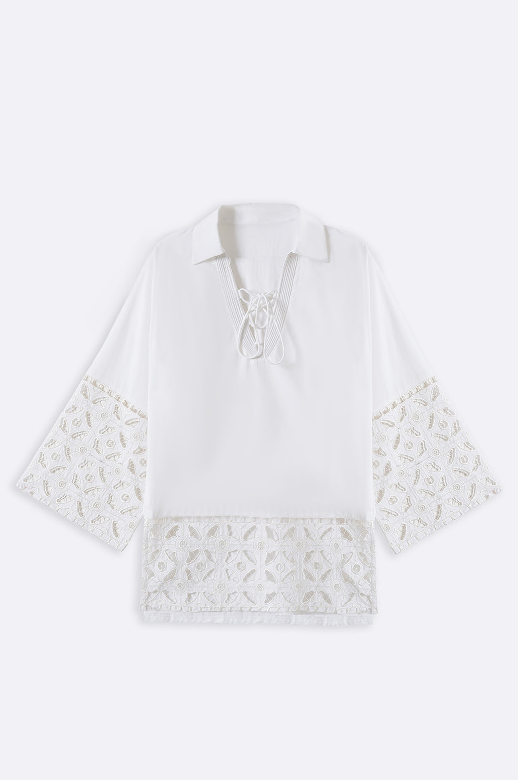 OPENWORK BOHO SHIRT