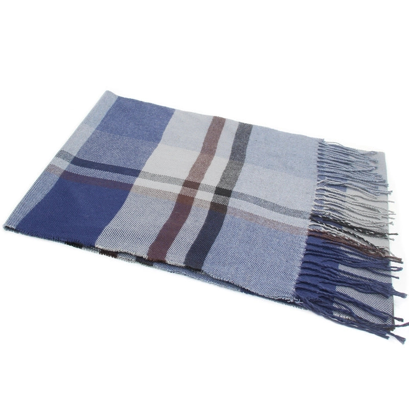Autumn And Winter New Business Casual Men's Scarf Cashmere Striped Student Scarf Unisex Gift