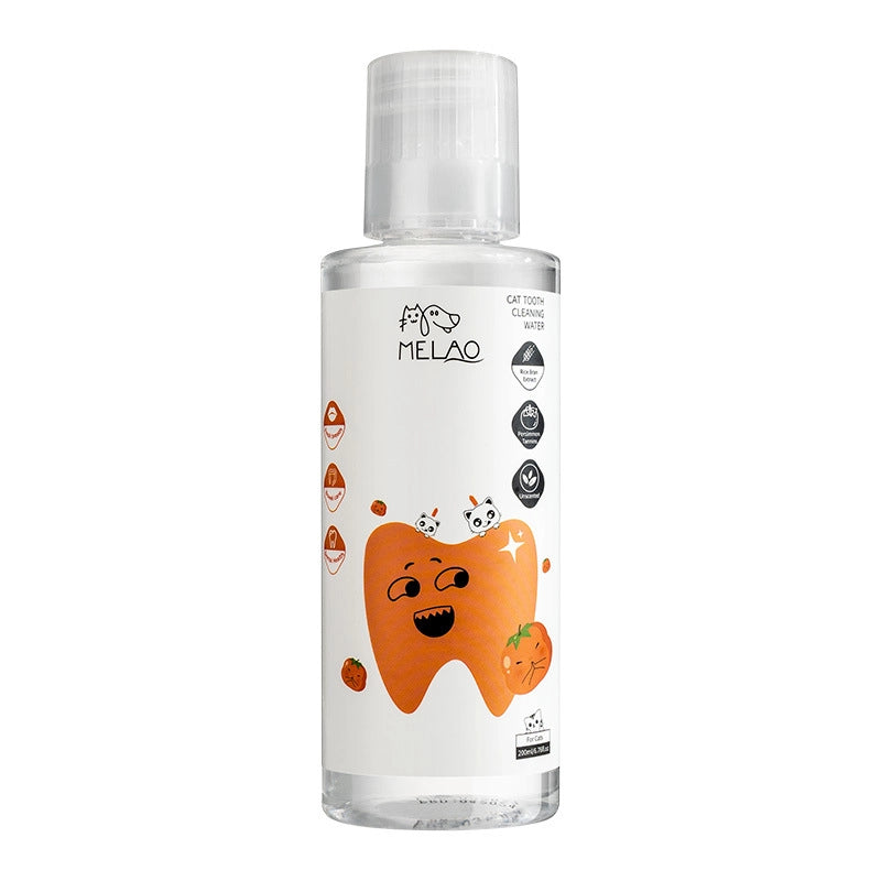 Minimalist Plastic Solid Color Pet Mouthwash
