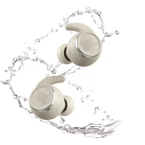 JBL Reflect Mini NC Noise-Canceling True Wireless In-Ear Sport Headphones (White)