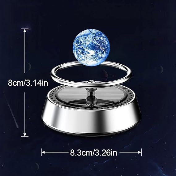 Solar Rotating Car Air Freshener. Car Aromatherapy Diffuser