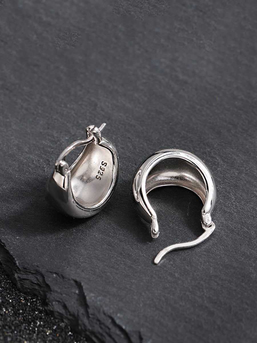 Women Casual U-Shape S925Silver Earrings