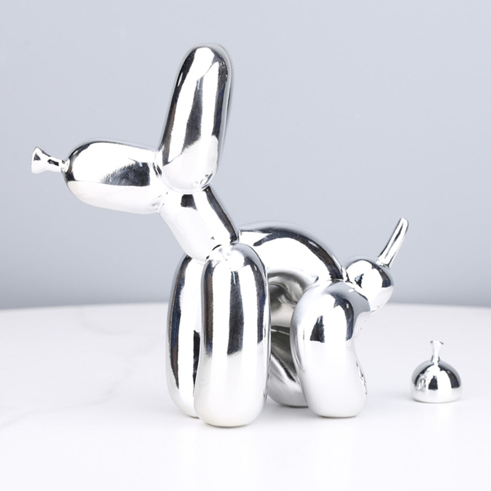 Balloon Dog Doing Business Sculpture