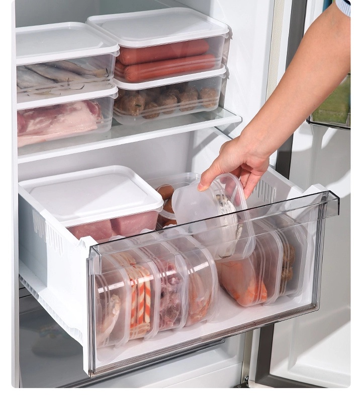 Minimalist Square Plastic Storage Container Box