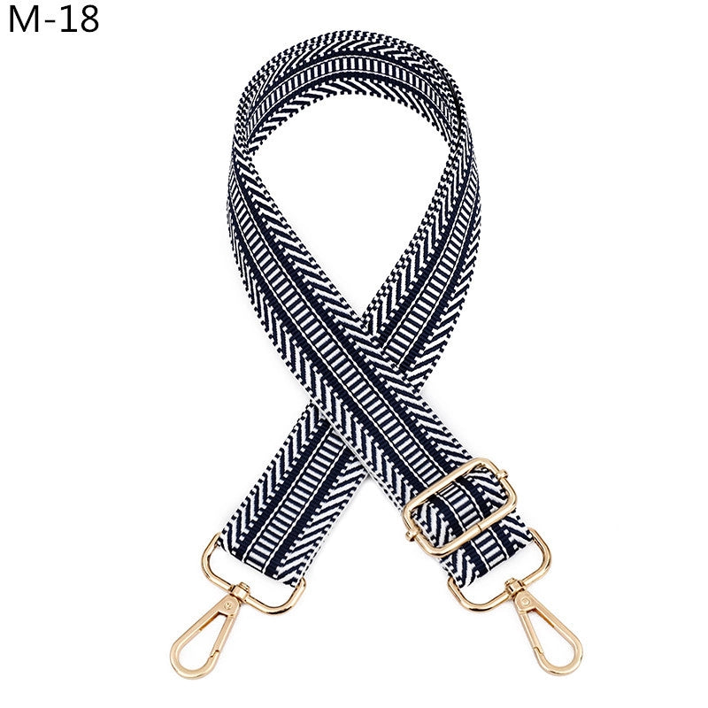 All Seasons Polyester Color Block Bag Strap