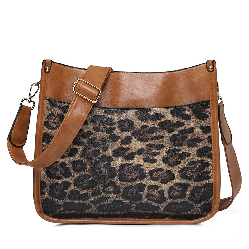 Women's Autumn&winter Pu Leather Solid Color Fashion Square Zipper Shoulder Bag Messenger Bag