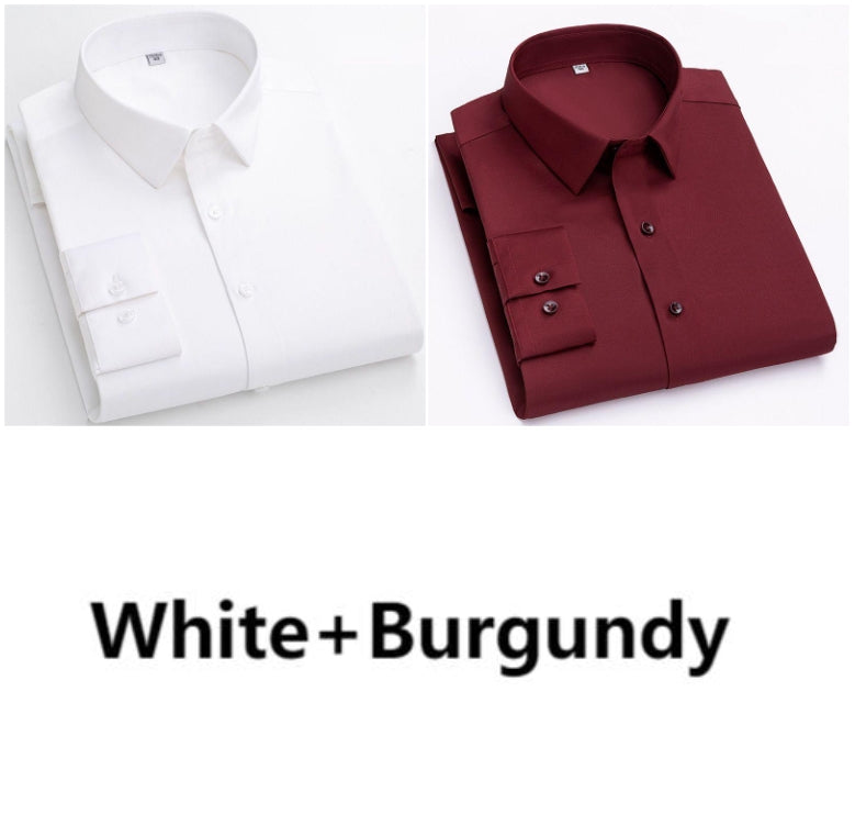 💥Hot Sale🍃Men's High Stretch Ironing-free Business Shirt