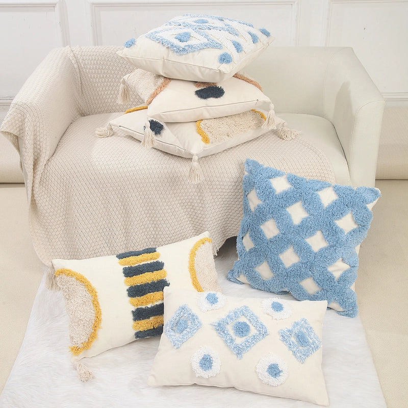 Minimalist Geometric Polyester Pillow Cases Couch & Sofa Decor