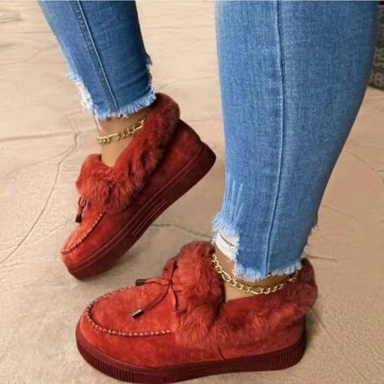 Women's Thick Sole Arch-Support Wool Boots