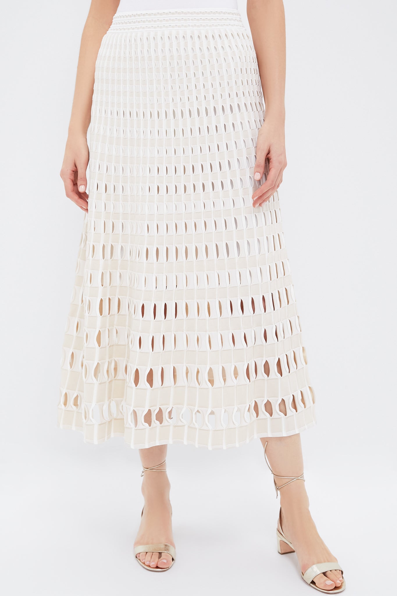 Multi Sand Larken Midi Skirt
