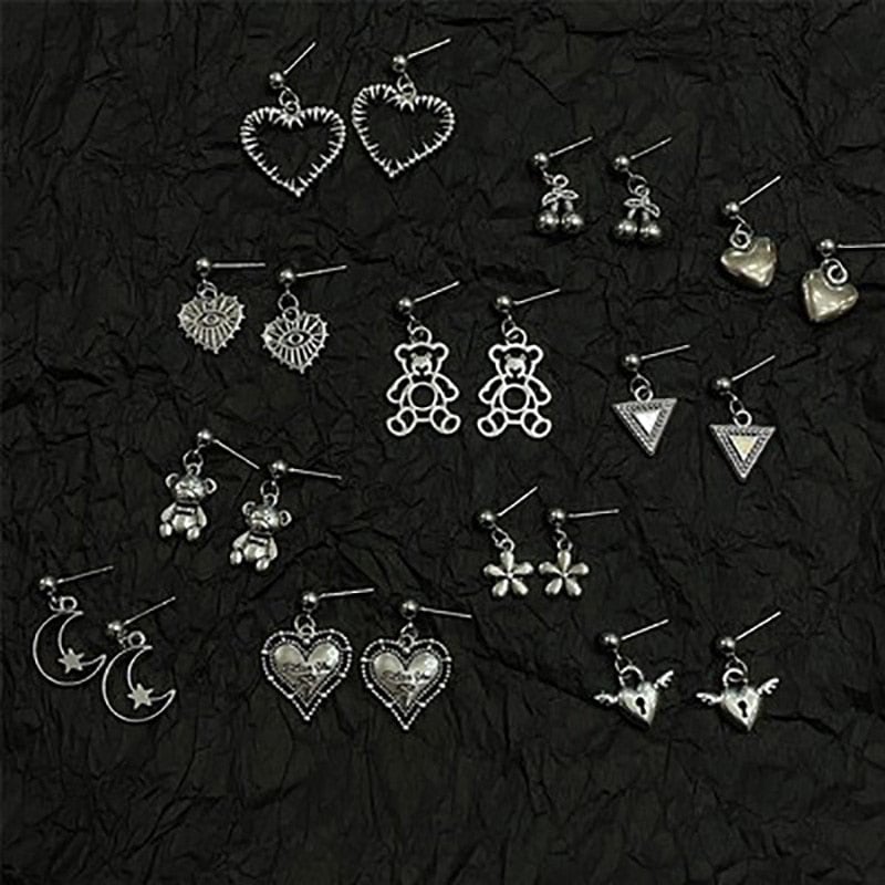 Retro Earring Studs