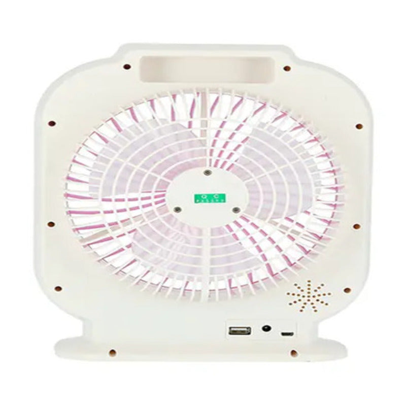 8 inch Rechargeable Powerful Table Fan With LED . Table Fan with light