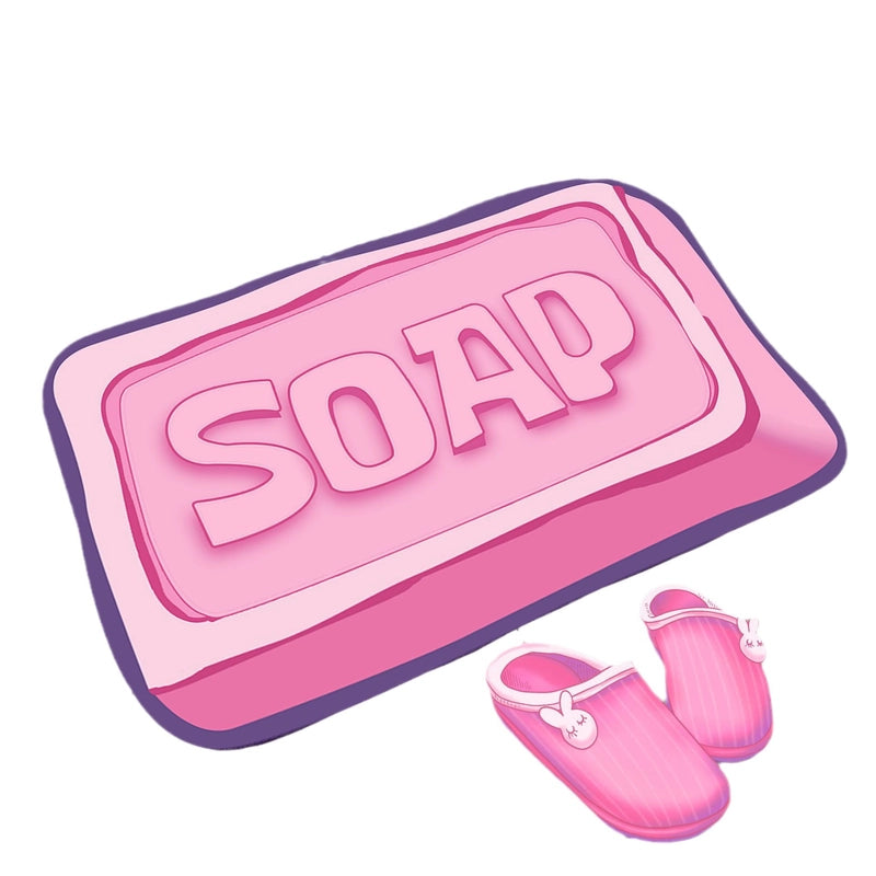 Casual Vacation Printing Polyester Fiber (Polyester) Floor Mat Bathing