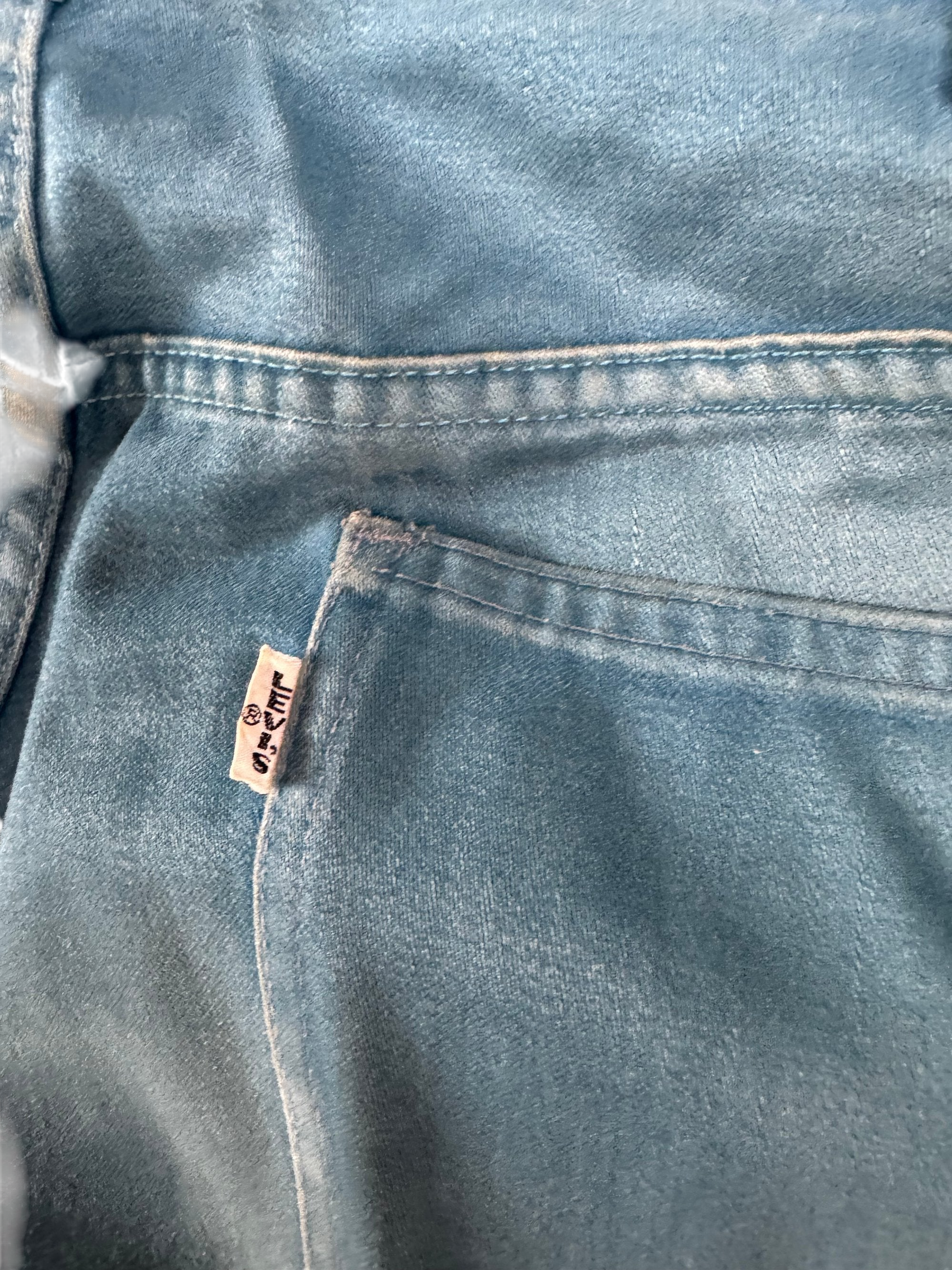 1970s Levi's Flared Blue Denim Jeans