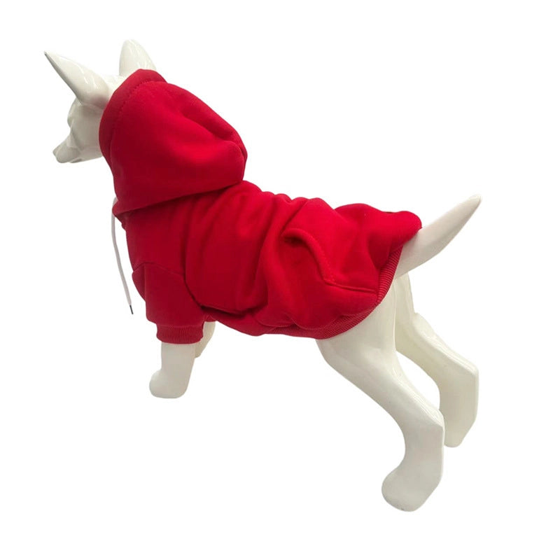 Casual Shorn-pile Solid Color Pet Clothing
