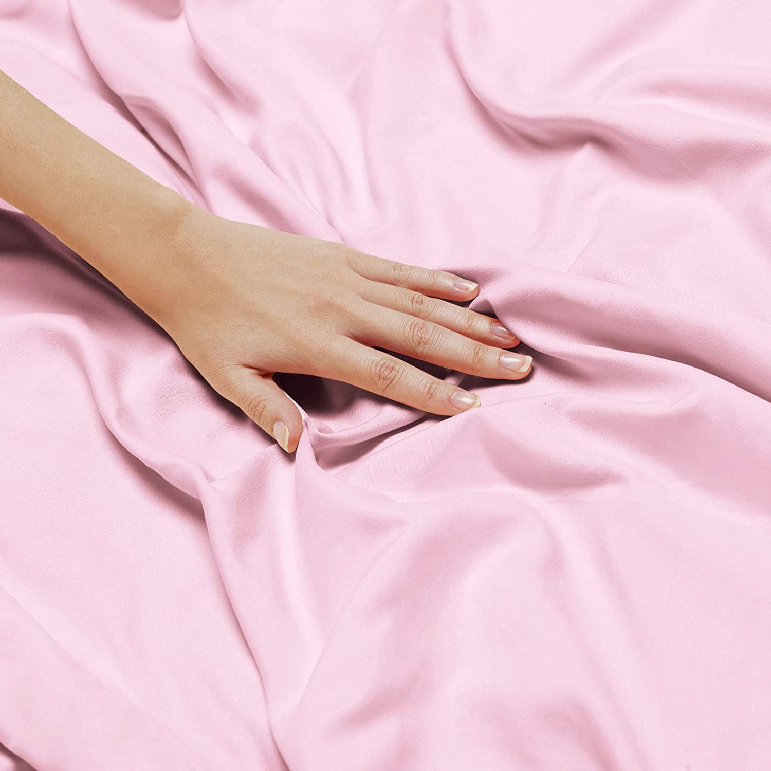 Imperial Pink-Bed Sheet Set (Luxury)