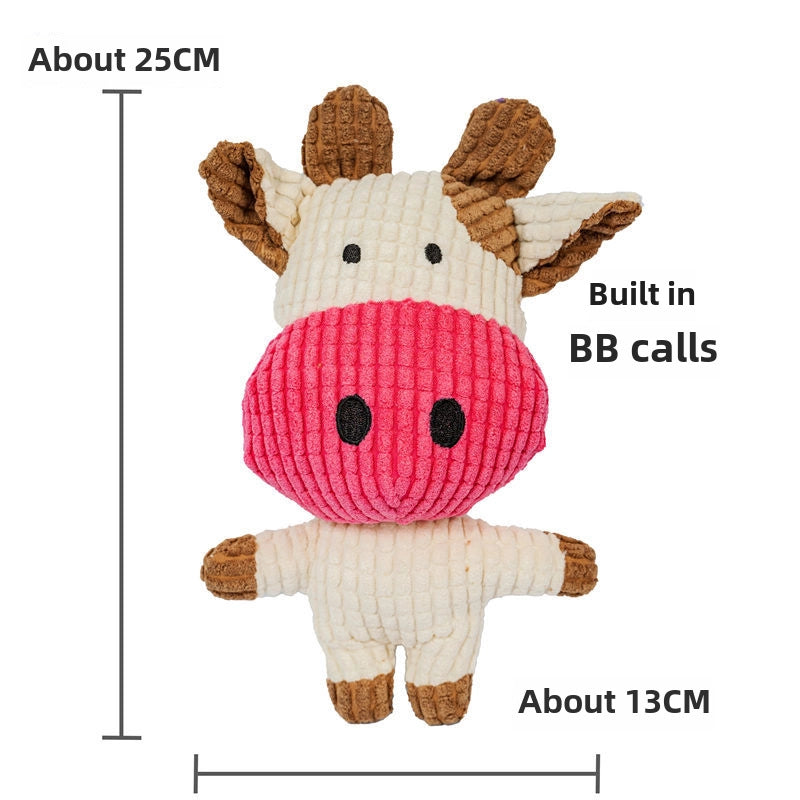 Dog Toy Bone Shaped Chew Toy For Small Medium Dogs Durable Rubber Material Teeth Cleaning Design