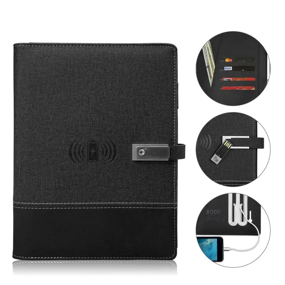 Power bank Wireless Charging Notebook