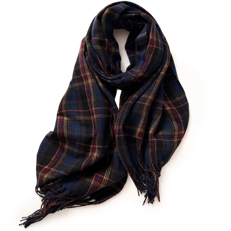 Women's Casual Streetwear Plaid Polyester Scarf