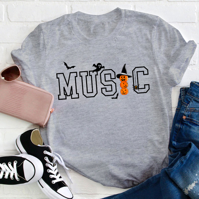 Halloween Music Teacher T-Shirt