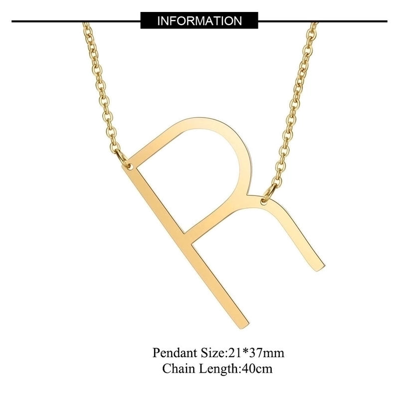 Minimalist Letter 201 Stainless Steel Polishing Plating Hollow Out Necklace