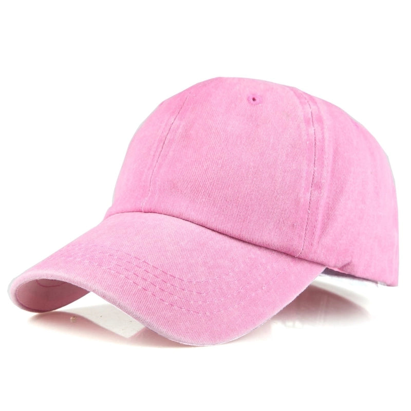 Women's Minimalist Commute Solid Color Curved Eaves Baseball Cap