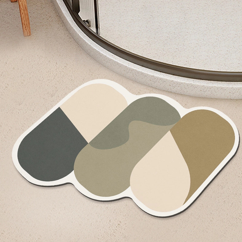 Cute Geometric Diatom Ooze Carpet Bathing
