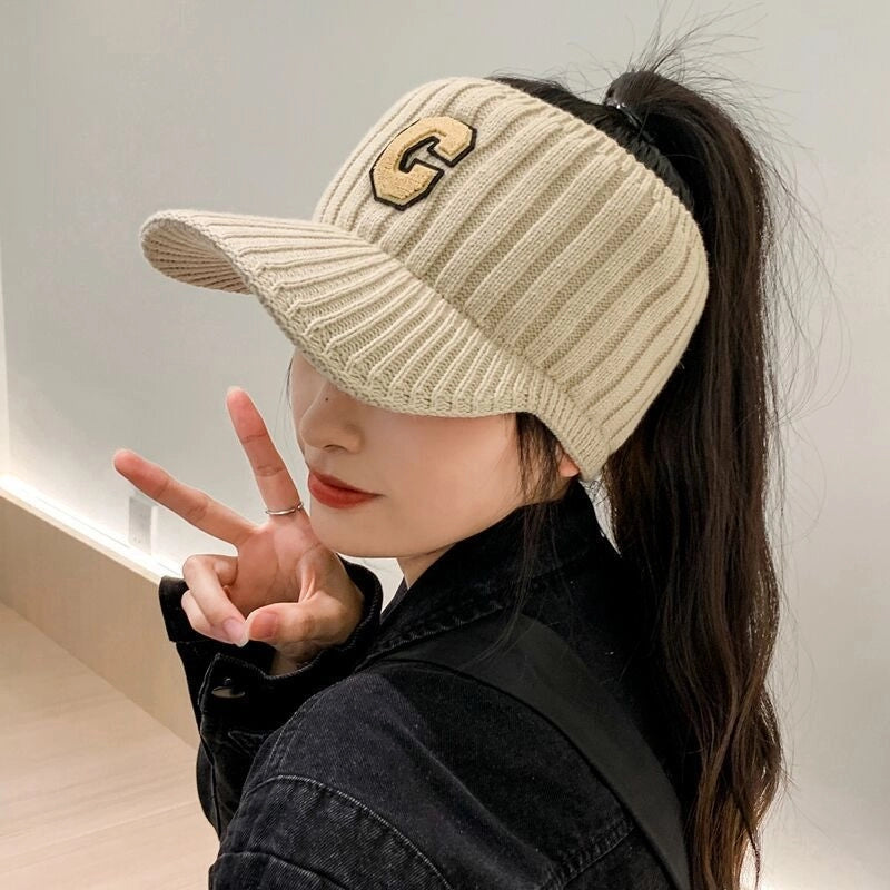 Women's Casual Letter Curved Eaves Baseball Cap