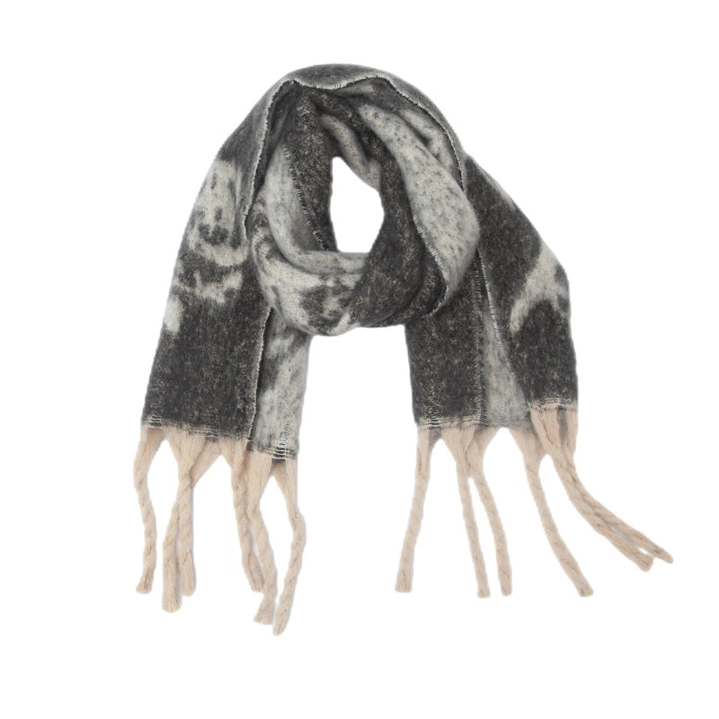 Women's Vintage Style Flower Polyester Scarf