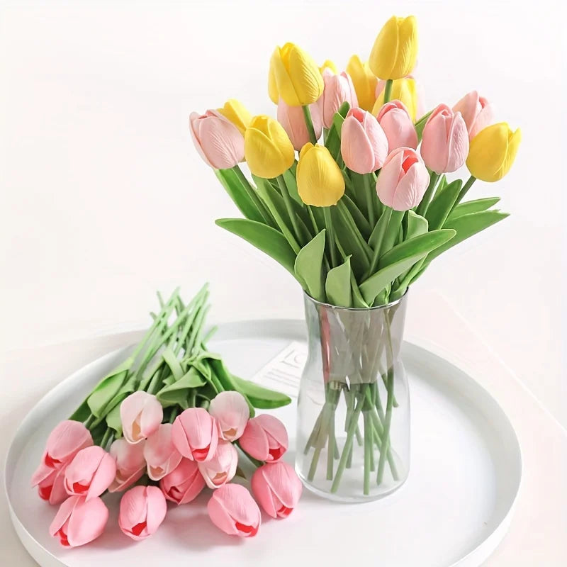 Hearthside Faux Tulips 10 Pcs