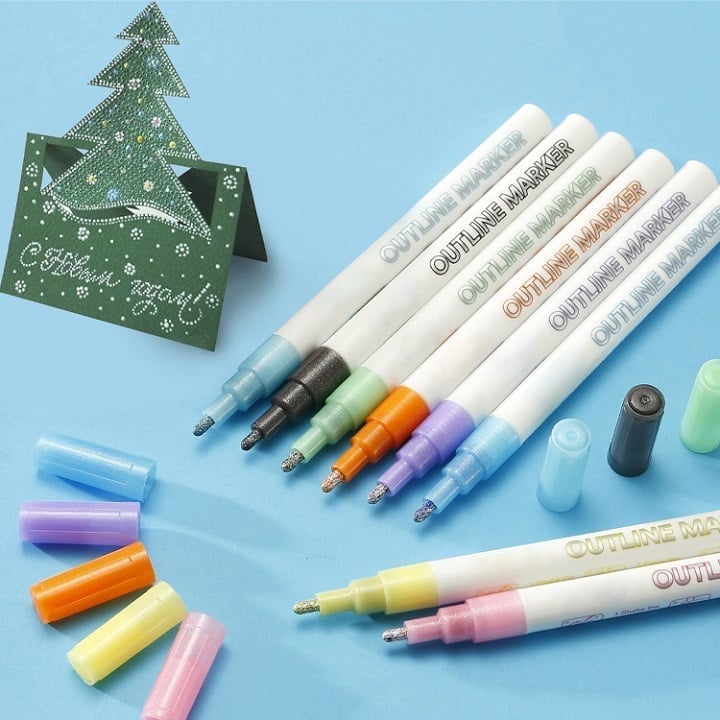 🔥LAST DAY 49% OFF🎁-hill Outline Marker Set (8 Colors)