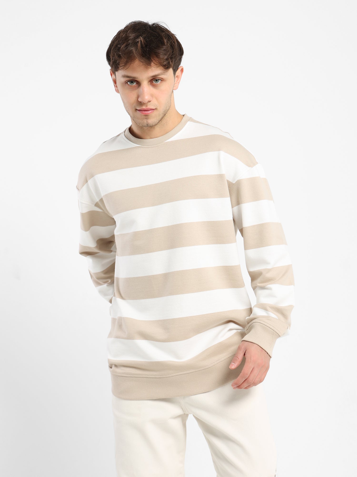 Casual Short-Sleeve Sweatshirt