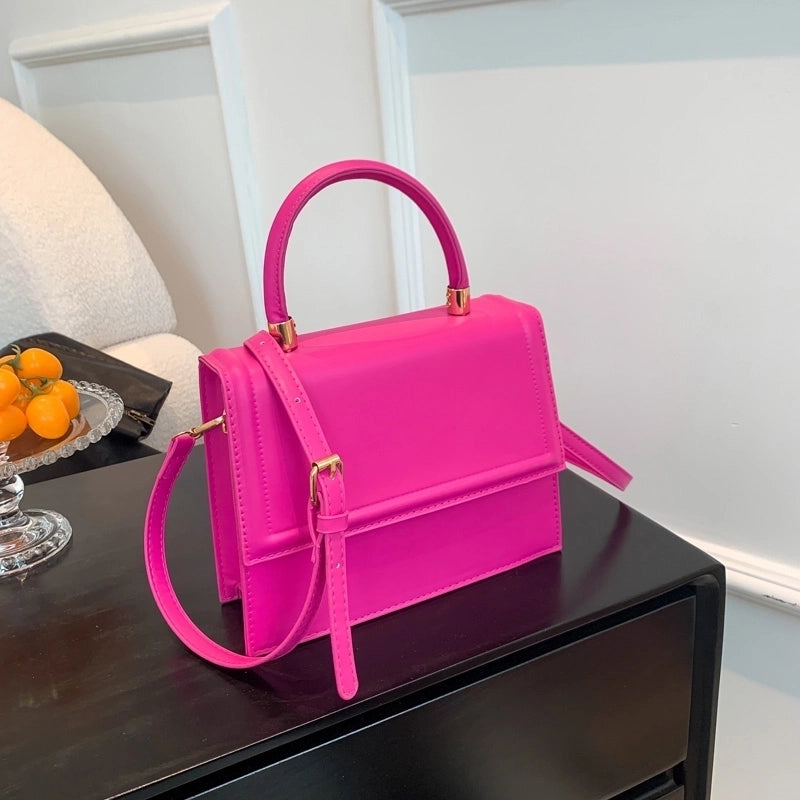 Women's All Seasons Pu Leather Classic Style Handbag