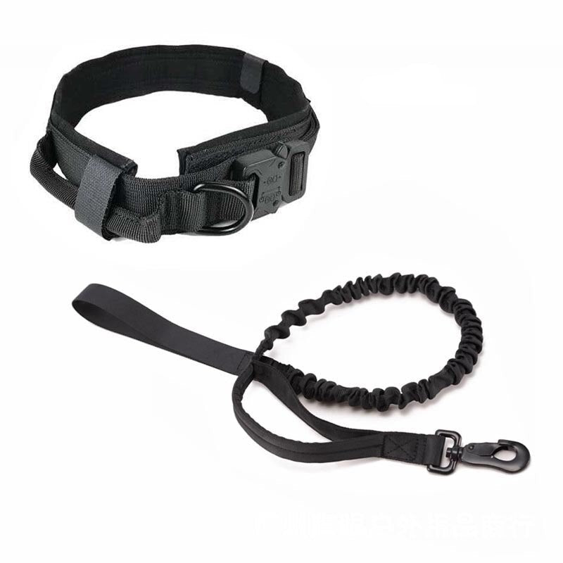Nylon Tactical Dog Collar And Leash Set