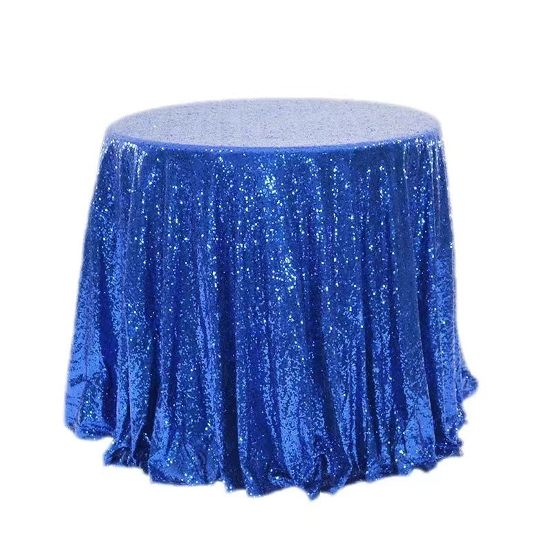 IG Style Sequins Solid Color Polyester Tablecloths