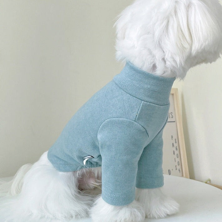 Cotton Solid Color Dog Cat Bottoming Shirt