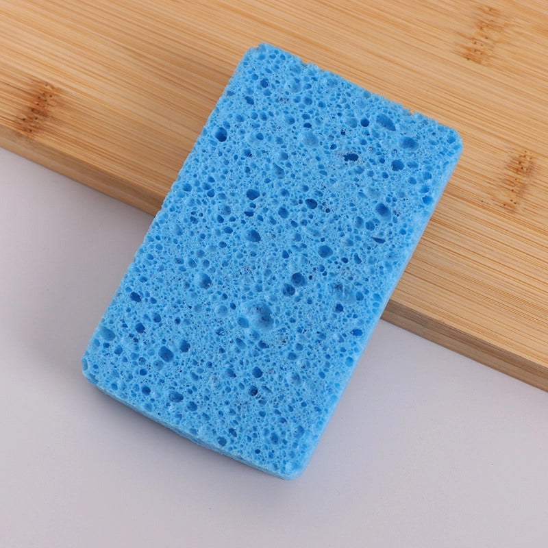 Minimalist Solid Color Wood Pulp Cotton Sponge Wipe
