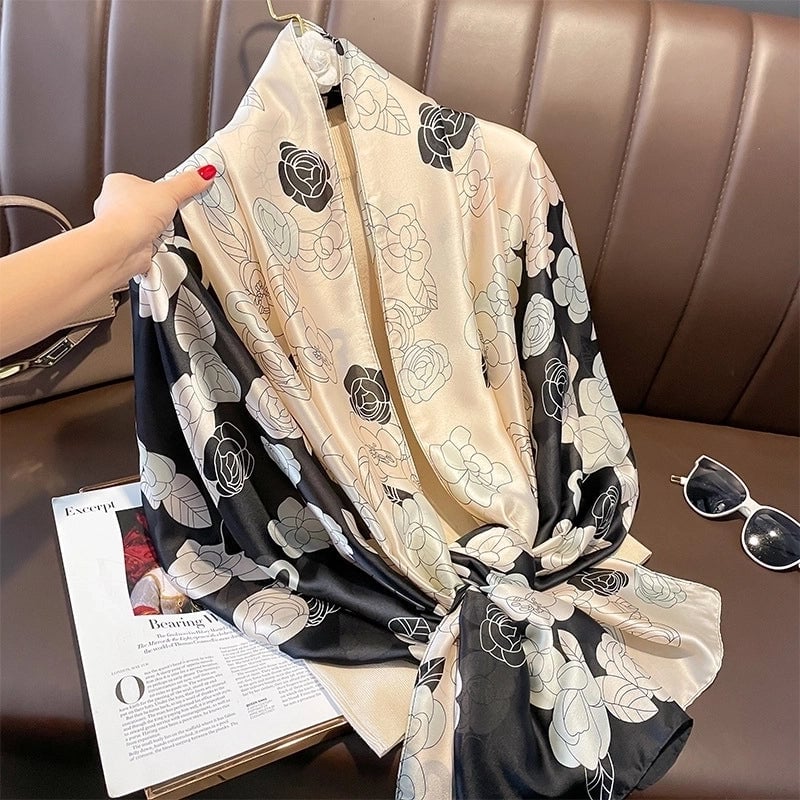Fashion Silk Scarf (707 Main Color) Nhcj0164-707 Main Color