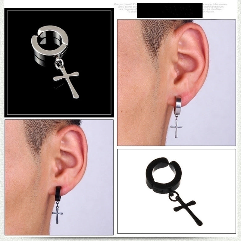 Minimalist Geometric Titanium Steel Earrings Ear Studs Plating Stainless Steel Earrings