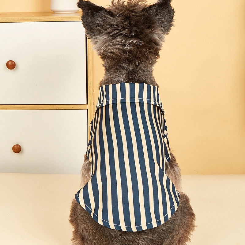 Polyester Stripe Pet Clothing