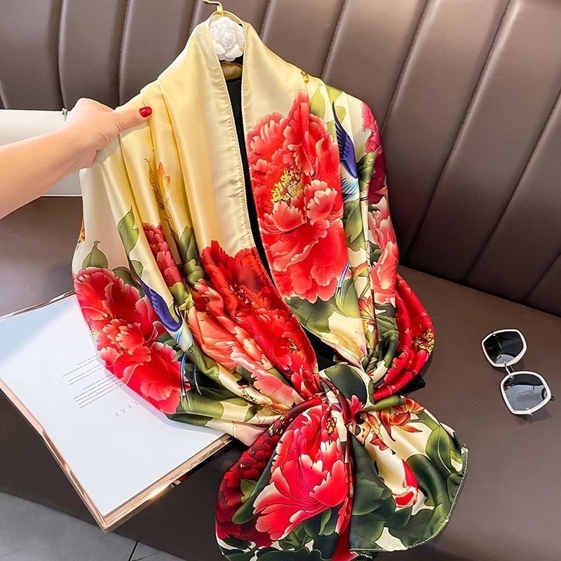 Fashion Silk Scarf (707 Main Color) Nhcj0164-707 Main Color