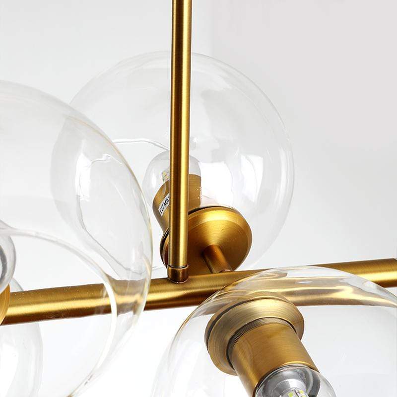 Eira 12 Staggered Glass | Chandelier