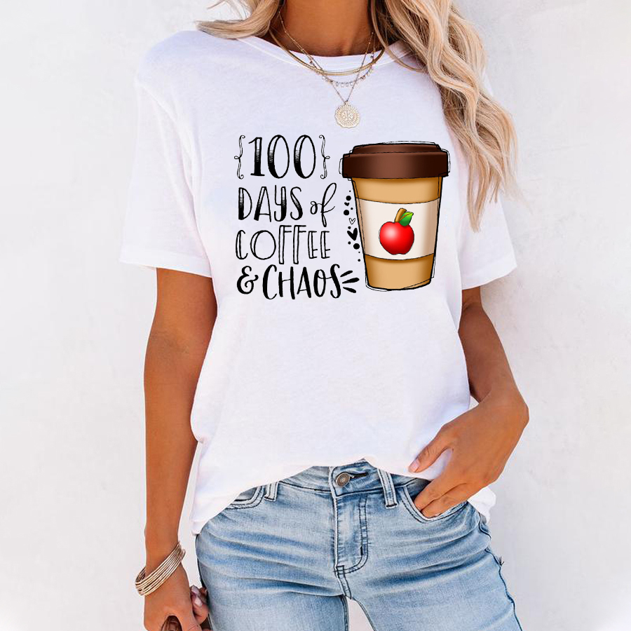 100 Days Of Coffee Chaos T-Shirt