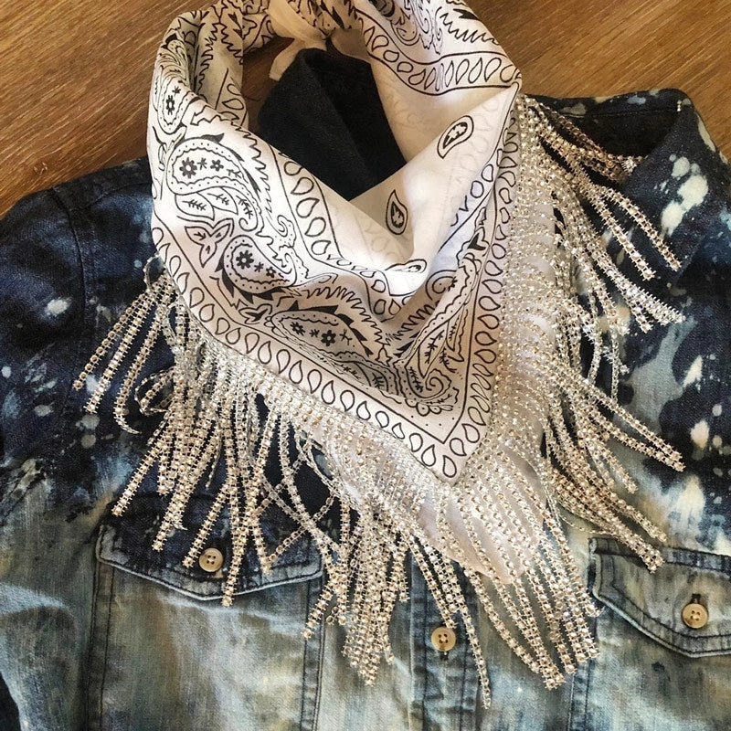 Women's Lady Streetwear Printing Cotton Scarf