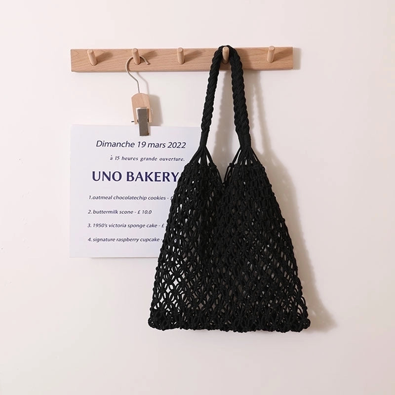 Women's Medium All Seasons Cotton Vintage Style Straw Bag