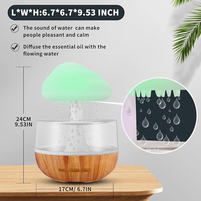 Hot Sale 49% OFF🔥Cloud Raindrop Humidifier