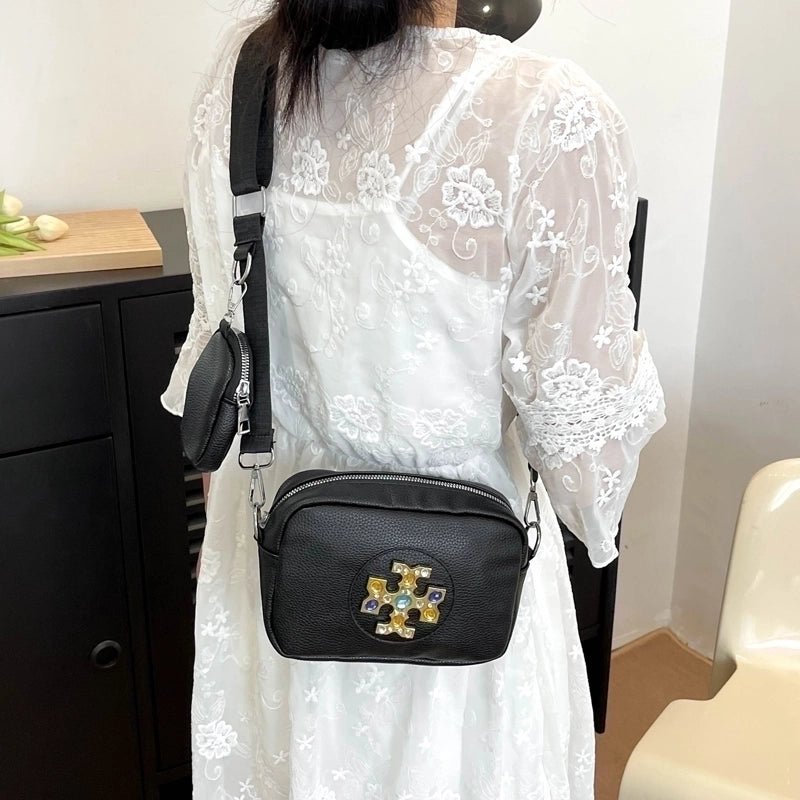 Women's All Seasons Pu Leather Basic Sports Shoulder Bag