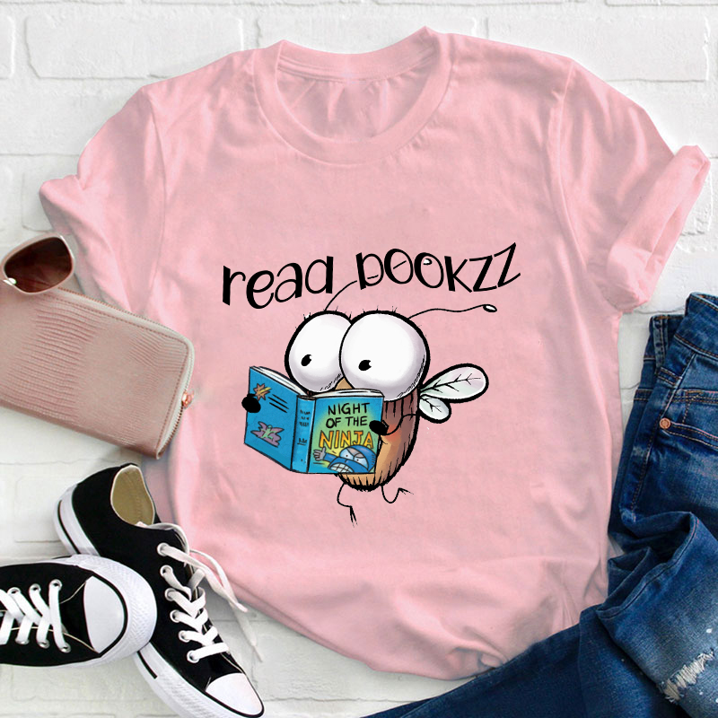 Read Bookzzz Teacher T-Shirt