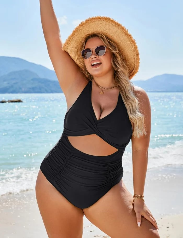 48% OFF 2024🔥Push Up One Piece Tummy Control Swimsuit