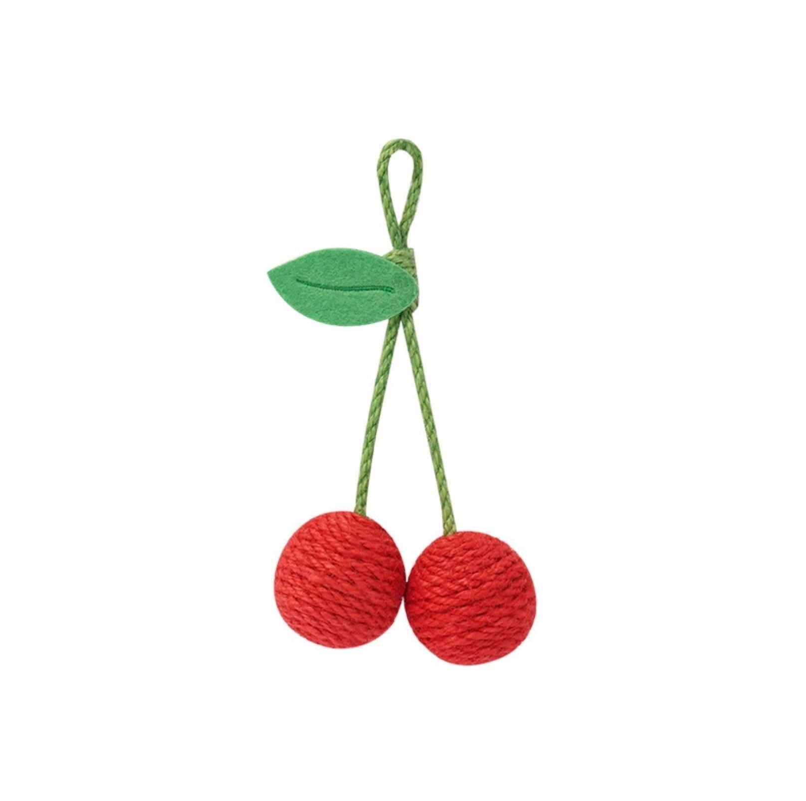 Fruit Party Hangable Natural Sisal Cat Toy Chasing And Chewing Balls